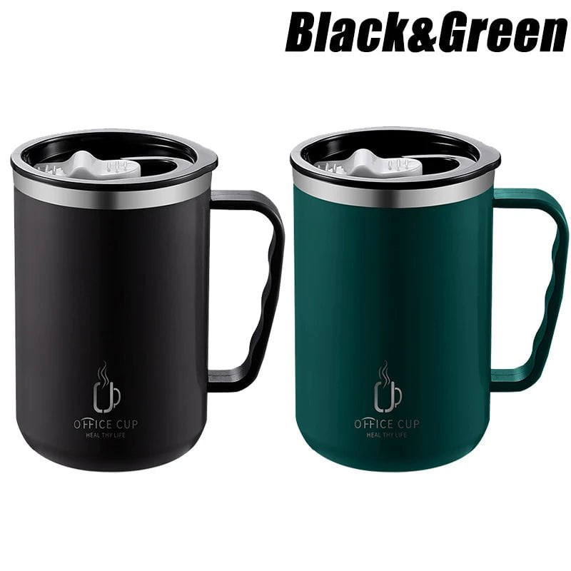 La Michy Tienda Chile Black Green / 500ML Taza Termica Office