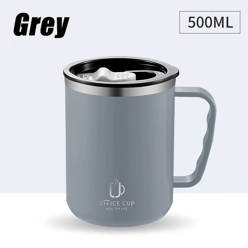 La Michy Tienda Chile Grey / 500ML Taza Termica Office