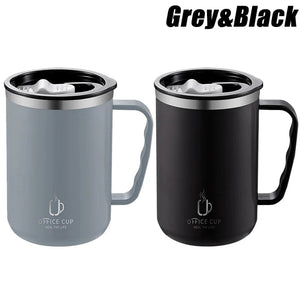 La Michy Tienda Chile Grey Black / 500ML Taza Termica Office