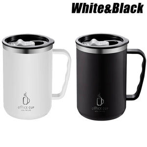 La Michy Tienda Chile White Black / 500ML Taza Termica Office